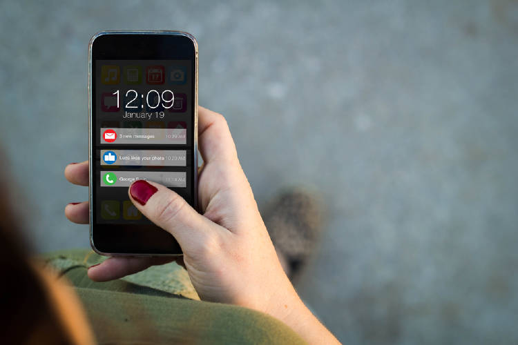 telefono smartphone notificaciones telefono smartphone notificaciones