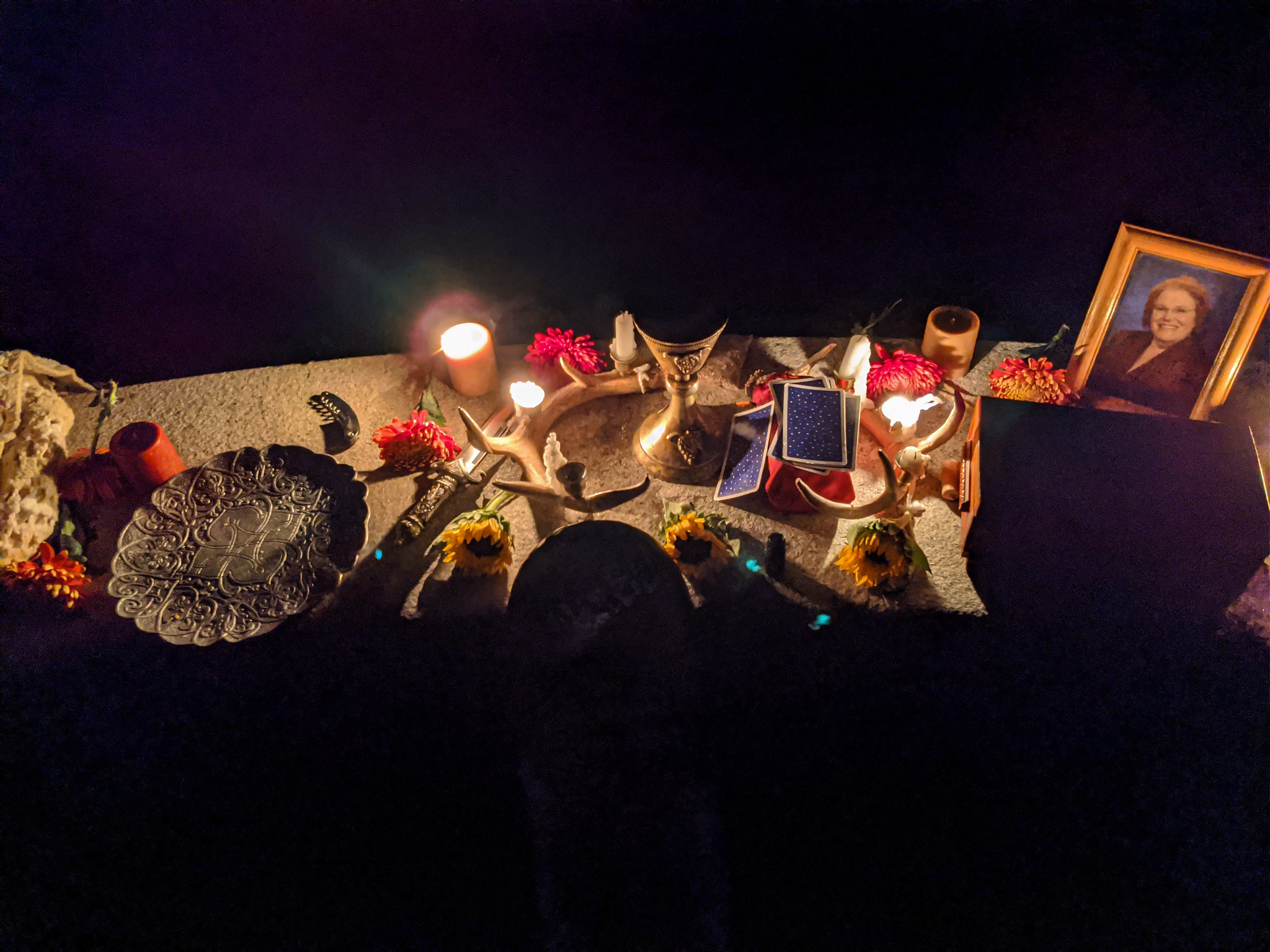Altar Samhain Altar Samhain y ofrendas
