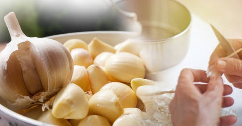 Técnica viral para pelar ajo Técnica viral para pelar ajo