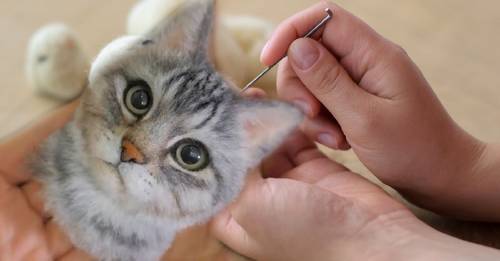 Mujer japonesa crea hermosos retratos realistas de gatos y deja a todos con la boca abierta Mujer japonesa crea hermosos retratos realistas de gatos y deja a todos con la boca abierta
