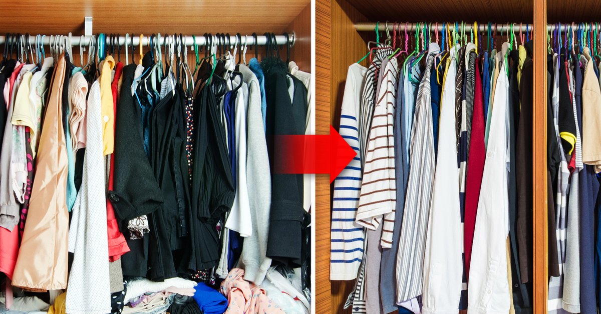 Paso a paso para ordenar el guardarropas en 30 minutos Paso a paso para ordenar el guardarropas en 30 minutos
