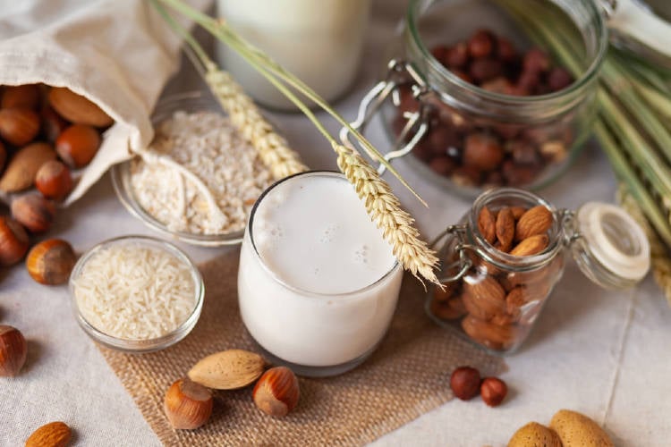 leche almendras leche de almendras