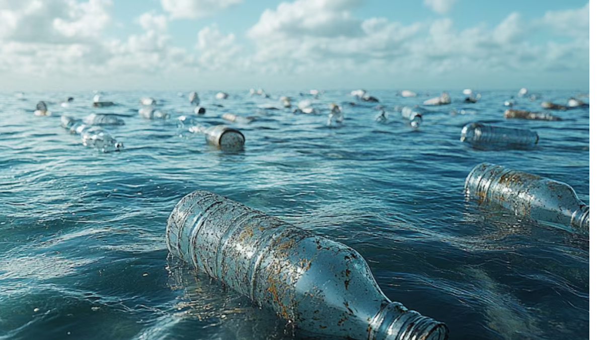 residuos marinos Entre los desechos encontrados se incluyen botellas de plástico y vidrio, bidones y calzado. Foto (Inbobae)