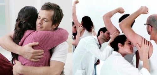 abrazador oledor de axilas abrazador oledor de axilas