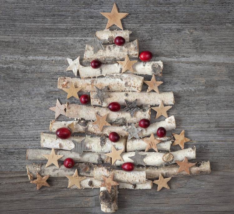 arbol navidad madera arbol navidad madera