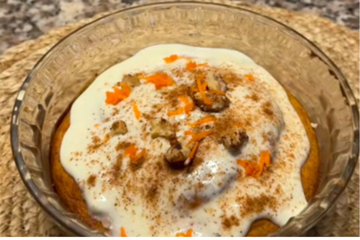 Esta carrot cake sin gluten es la prueba de que se puede disfrutar de un postre casero, delicioso y saludable sin necesidad de usar harinas tradicionales. (MSN.COM)