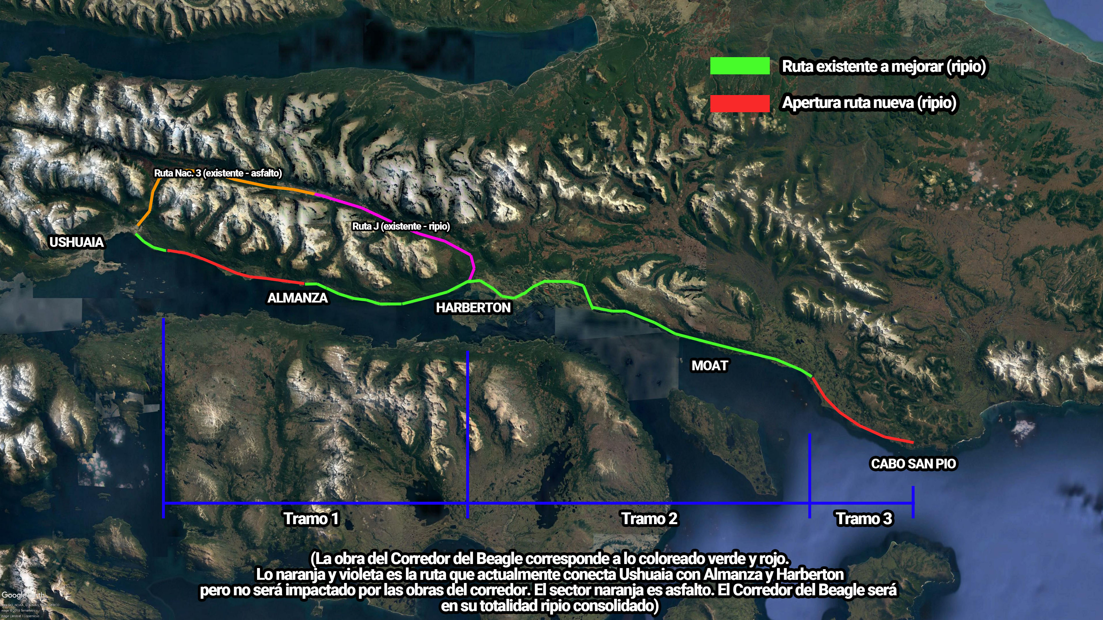 Corredor del Beagle Corredor del Beagle