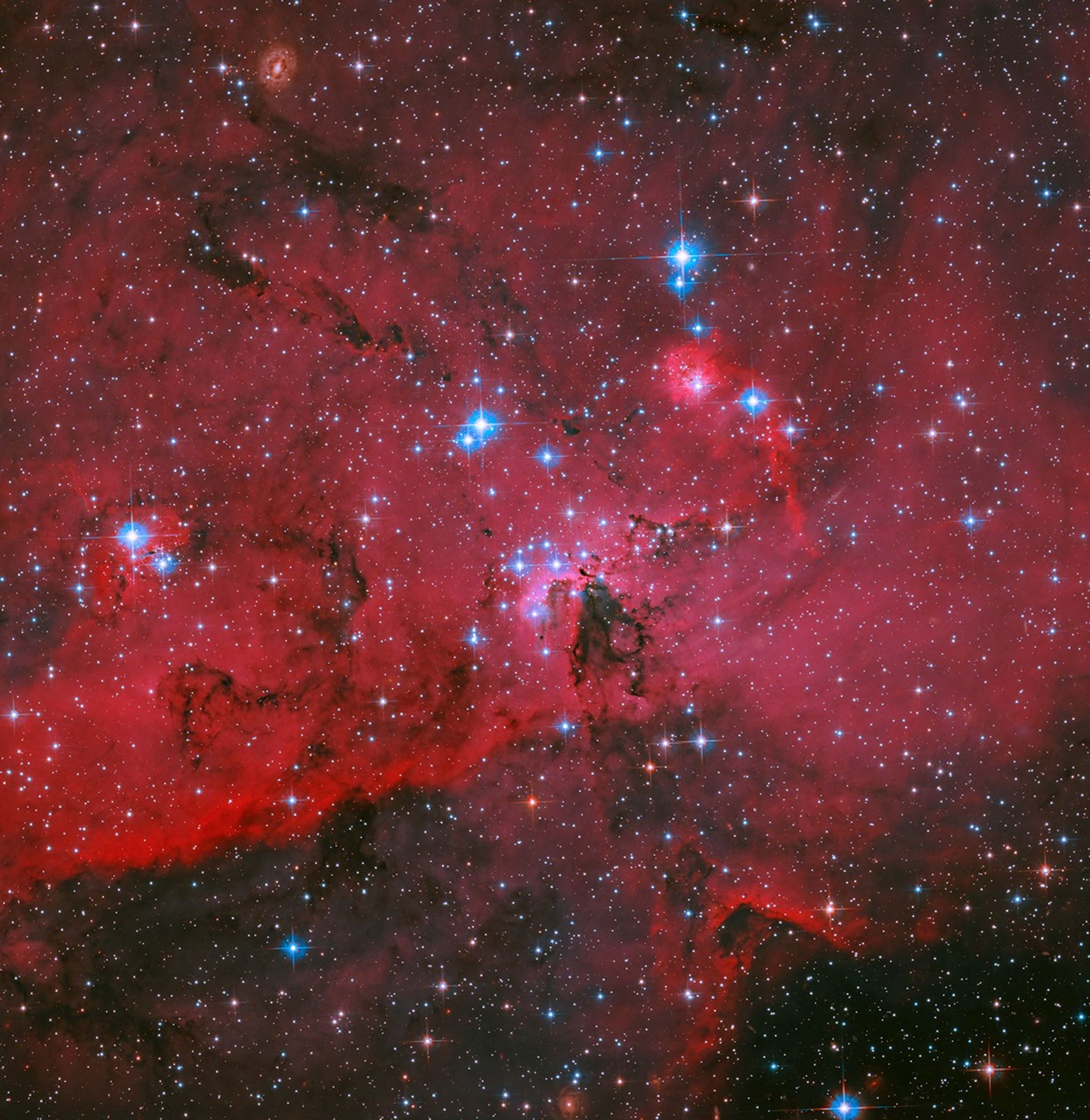 NASA, ESA, and N. Da Rio (The University of Virginia), G. De Marchi (European Space Agency   ESTEC), and D. Gouliermis (Universitat Heidelberg); Processing: Gladys Kober (NASA/Catholic University of America)