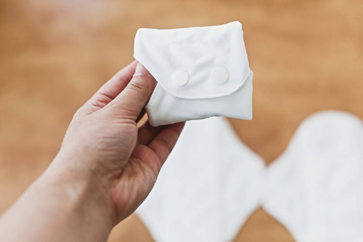 compresa tela Compresa de tela reutilizable