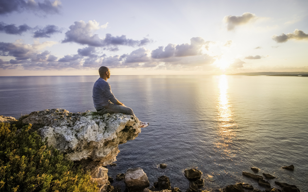 hombre amanecer hombre amanecer