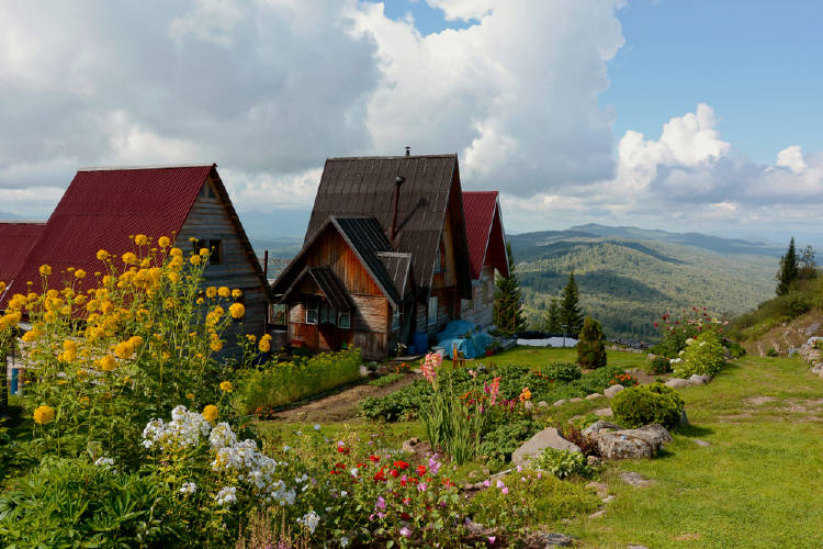 casas en una ecoaldea