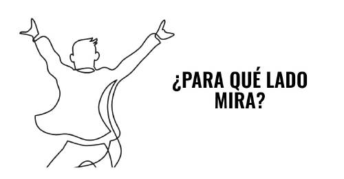 ¿Adelante o atrás? Di hacia dónde mira este hombre para conocer lo que te espera