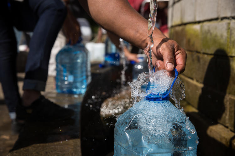 escasez de agua