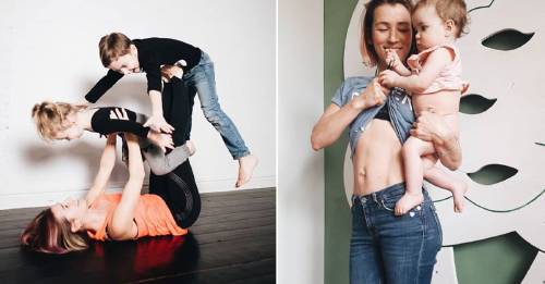 Una madre de tres pequeños nos muestra cómo volver a estar en forma Una madre de tres pequeños nos muestra cómo volver a estar en forma