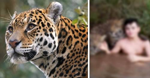 La verdadera historia detrás del niño que se baña con jaguares