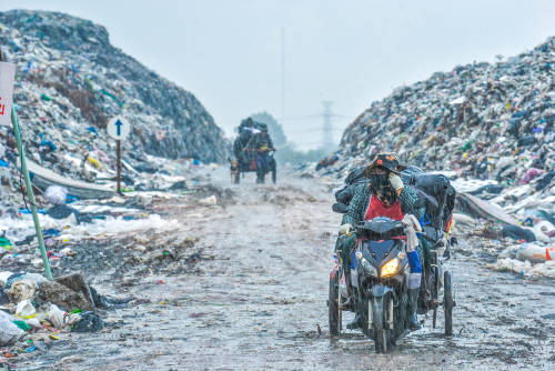 basura desechos plasticos india