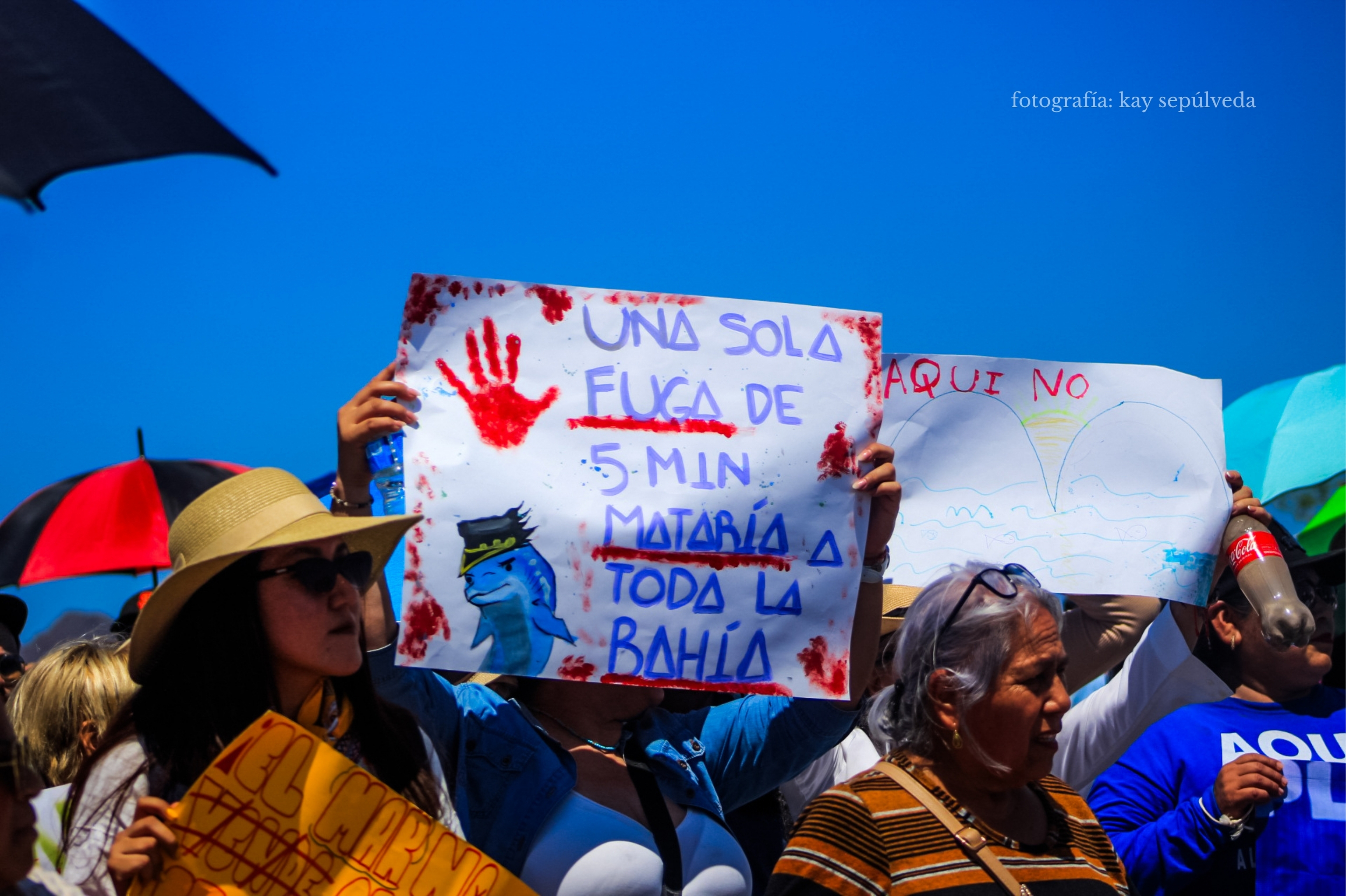 Resisten a un proyecto de una planta de Amoníaco en México/ @colectivo aquino @kshrk.shots @dthxsl @x xwix