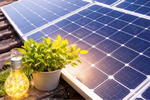 paneles solares Imagen: IA