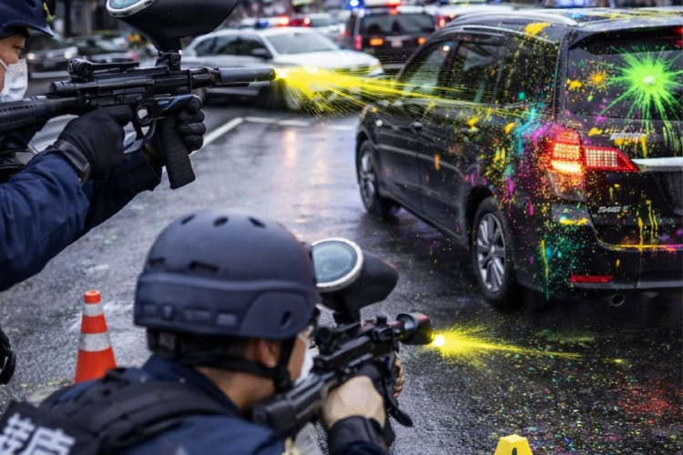 Auto pinturas La implementación de marcadores de pintura demuestra que la innovación no siempre implica grandes infraestructuras (Imagen: IA)