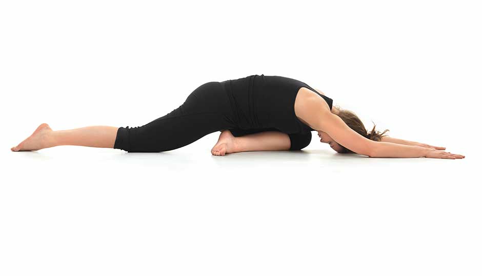 Eka pada rajakapotasana Eka pada rajakapotasana