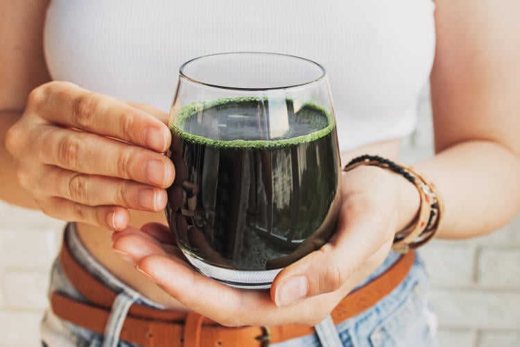 alimentación saludable espirulina