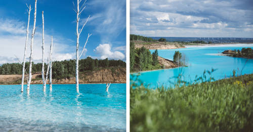 Este extraño lago turquesa se volvió viral, pero esconde un secreto tóxico y mor
