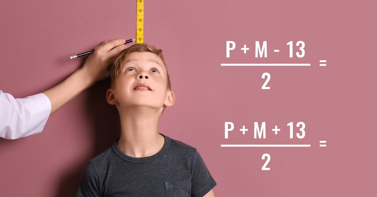 Formula magica averiguar altura hijos