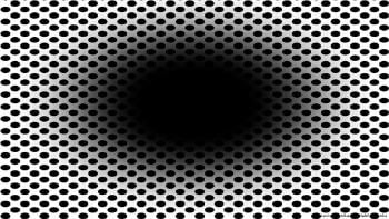 Ilusión óptica de agujero en expansión