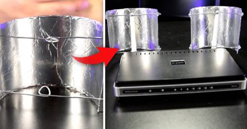 Por qué es buena idea usar papel de aluminio para mejorar la señal de tu wifi Por qué es buena idea usar papel de aluminio para mejorar la señal de tu wifi