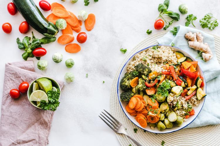 plato de verduras