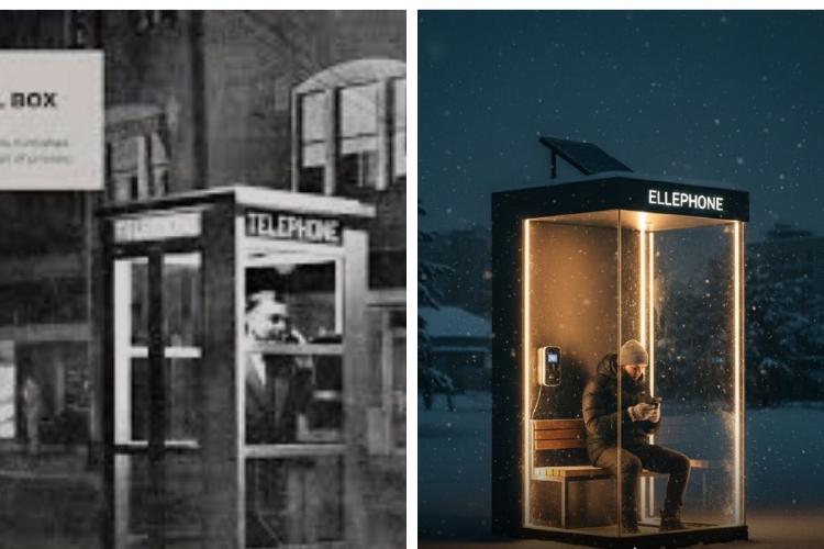 cabina telefonica Las antiguas cabinas telefónicas fueron reconvertidas en refugios gratuitos con calefacción, Wi Fi y puertos USB para proteger del frío extremo.