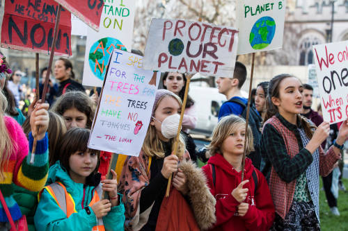 protesta climatica jovenes