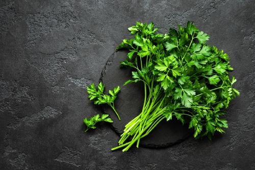 perejil Huerta en casa