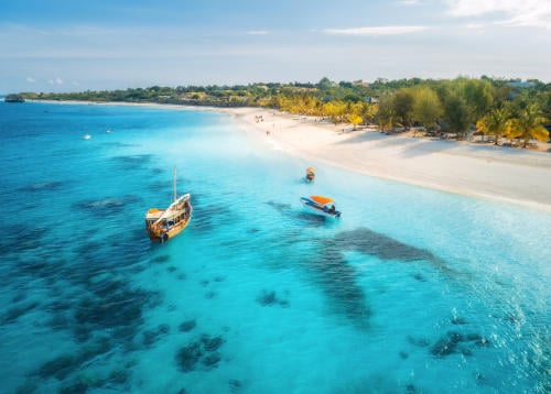 Un paraíso tropical llamado Zanzíbar, frente a las costas de África Oriental