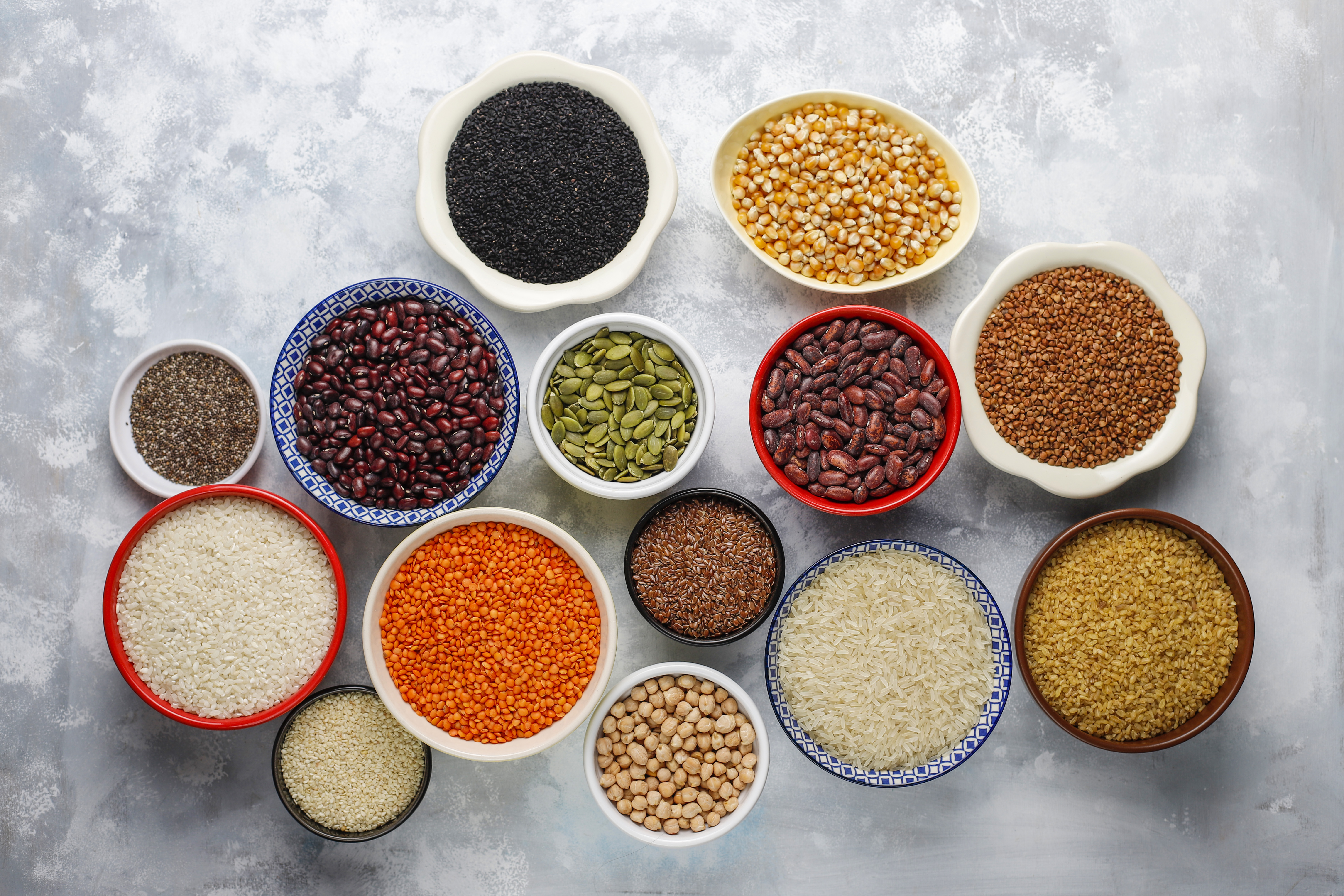 superfoods seeds and grains for vegan and vegetarian eating clean eating