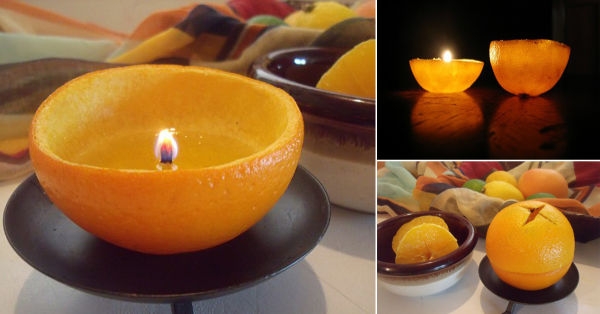 Disfruta haciendo velas caseras con naranja y pomelo