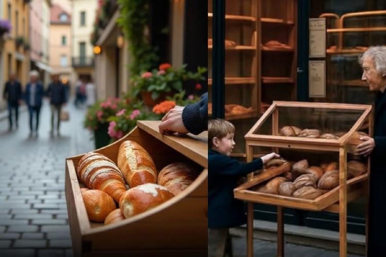 pan Las cajas de pan también generan un impacto social positivo: fomentan el sentido de comunidad.