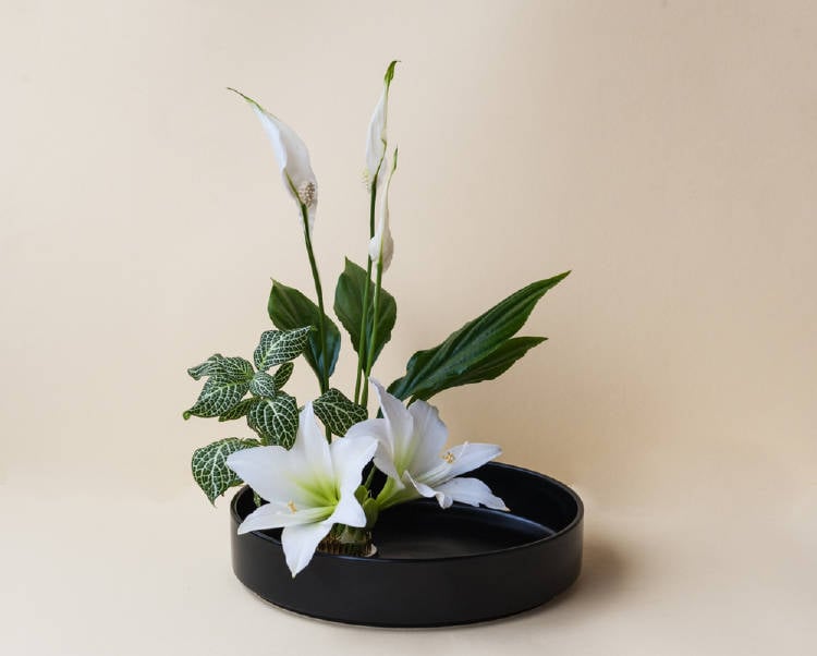 ikebana arreglo floral tecnica japonesa