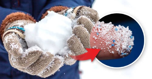 hallaron microplasticos nieve artico primera vez historia
