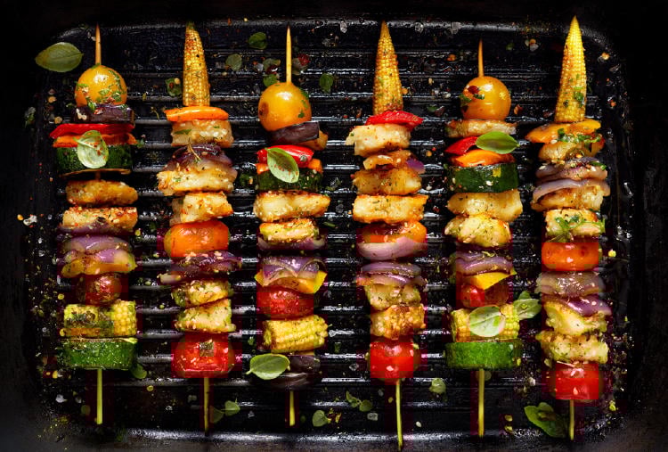 brochette vegetariana brochette vegetariana