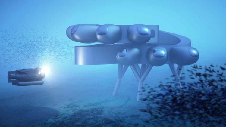 central de agua tendrá una red de monitoreo permanente en una zona particularmente grande de \"filtración fría\", es decir, un lugar donde la actividad tectónica perturba el petróleo.