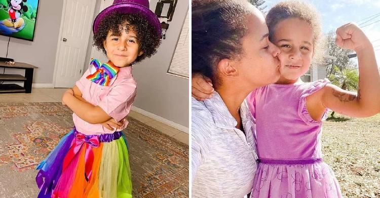 madre permite a su hijo ir a clases en vestido madre permite a su hijo ir a clases en vestido