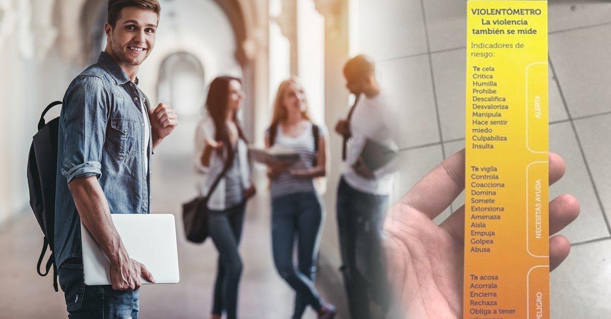 Una Universidad reparte el \'violentómetro\' entre sus alumnos para \"estar alerta\" Una Universidad reparte el \'violentómetro\' entre sus alumnos para \"estar alerta\"