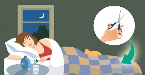 El secreto de la tijera abierta bajo el colchón El secreto de la tijera abierta bajo el colchón