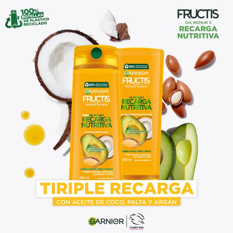 Fructis recarga nutritiva triple recarga