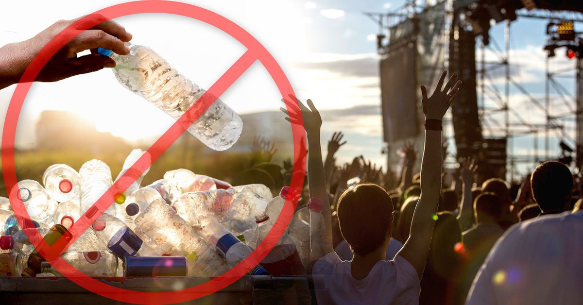 famoso festival musica dejara vender botellas plastico