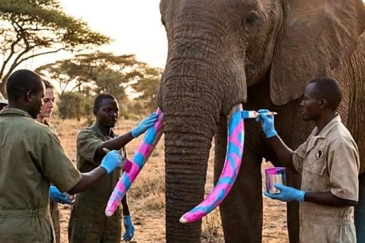 rinoceronte Esta iniciativa se suma a otras estrategias modernas de conservación, como el uso de drones, collares GPS y vigilancia comunitaria. (Imagen: earthtech)