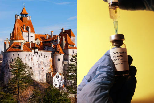 El castillo de Drácula se suma a los sitios turísticos que vacunan contra el COVID-19