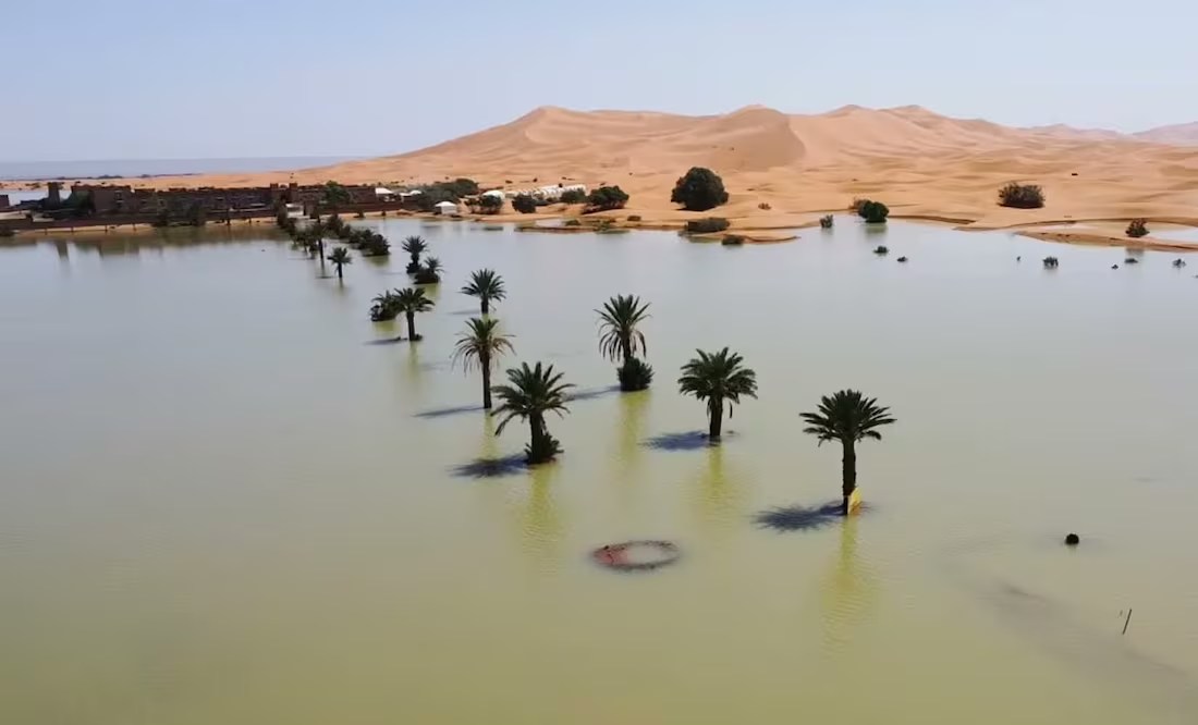 Sahara bajo el agua