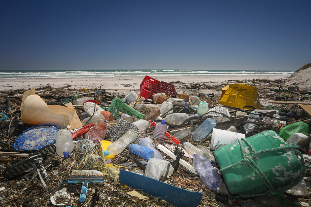 plastico playa basura